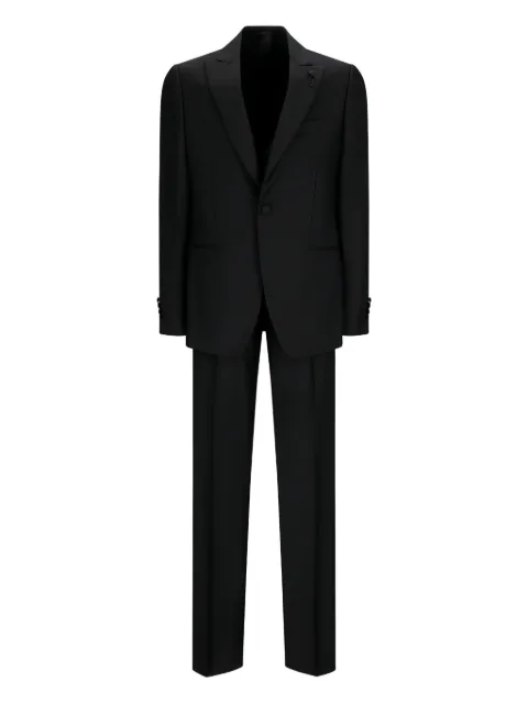 Lardini cotton single-button suit