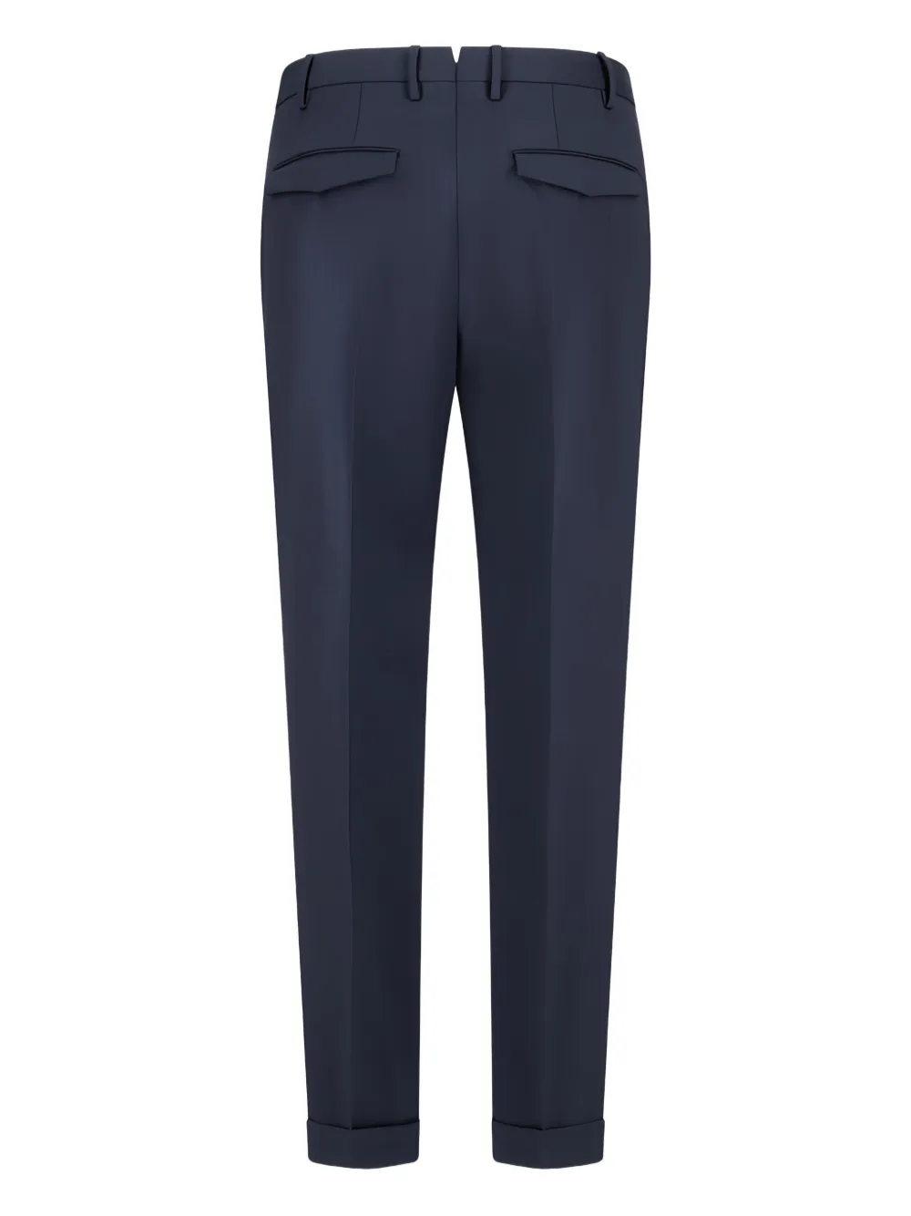PT Torino straight-leg cuffed trousers - Blauw
