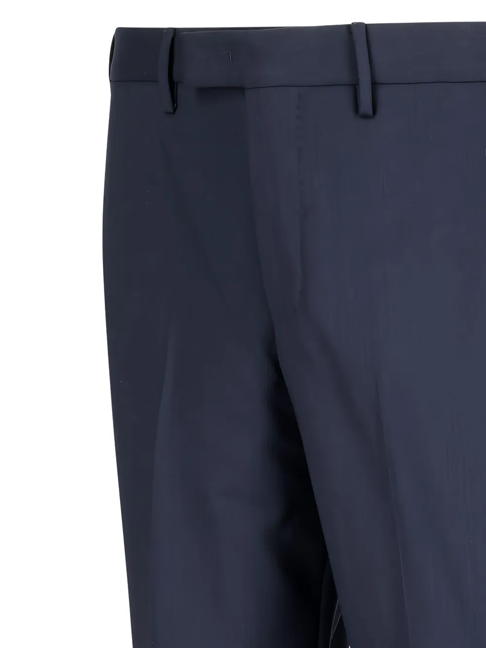 PT Torino Straight broek met omgeslagen pijpen Blauw