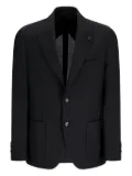 Lardini patch-pocket blazer - Black