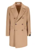 Tagliatore double-breasted button coat - Neutrals