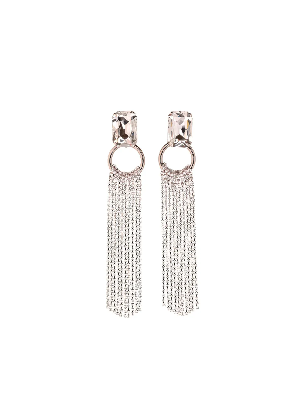 Alessandra Rich crystal-embellished chandelier earrings - Oro