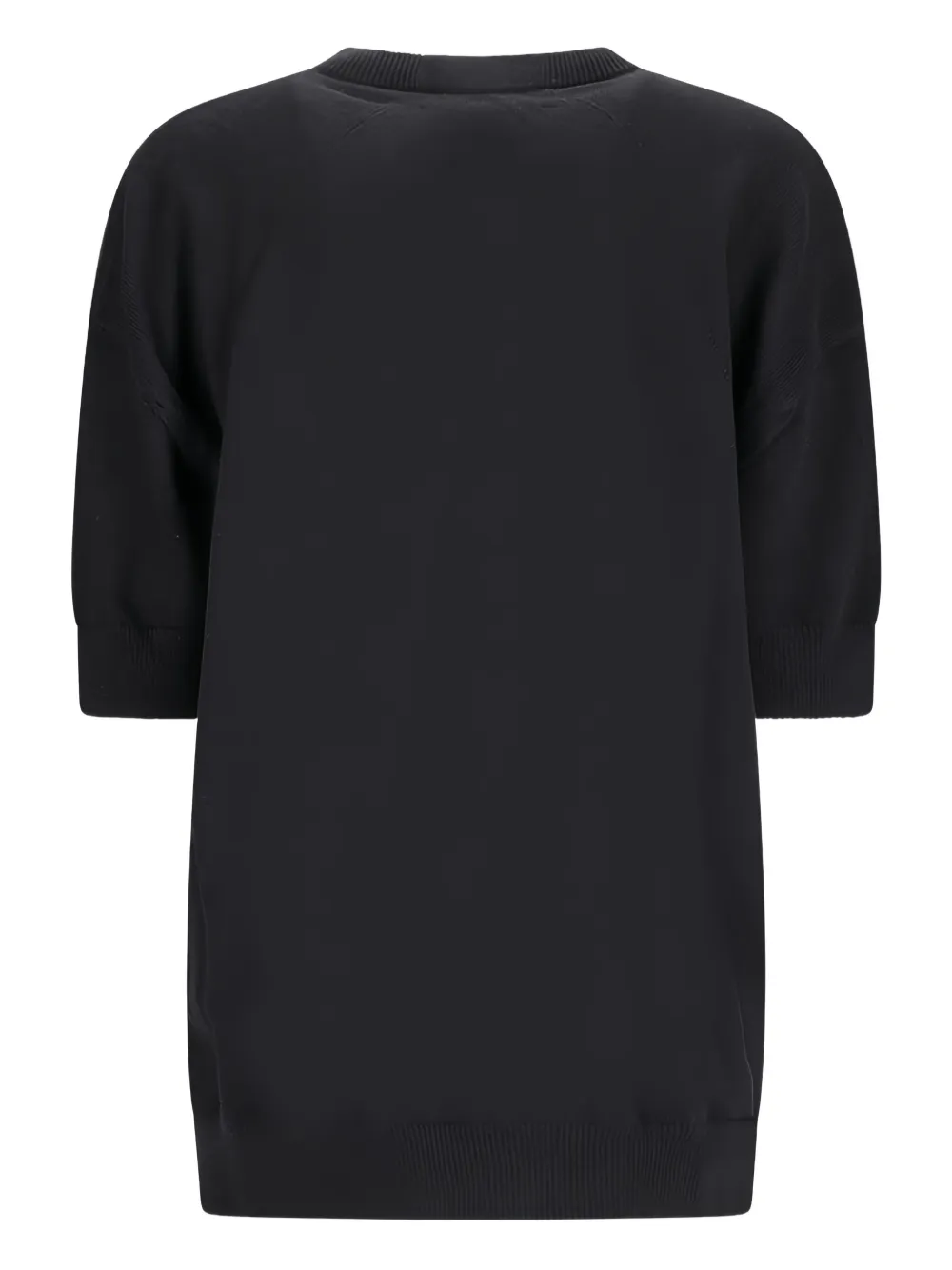 Jil Sander T-shirt met ronde hals Zwart