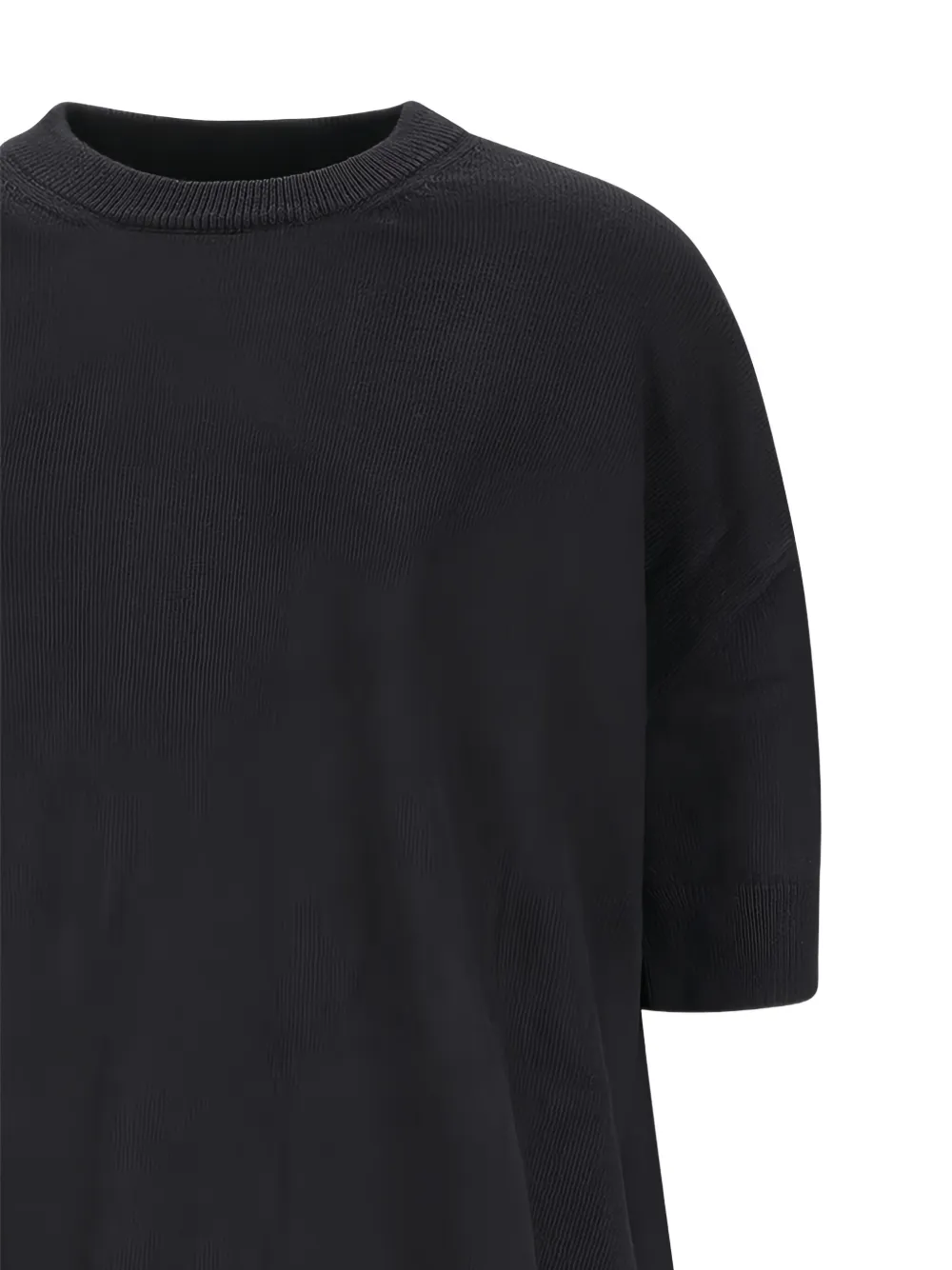 Jil Sander T-shirt met ronde hals Zwart