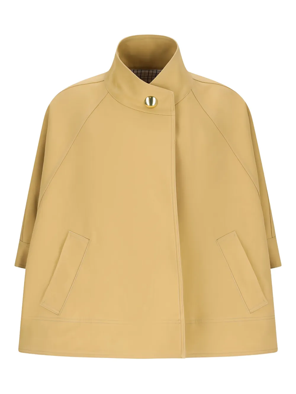 Nat short-sleeve button trench coat