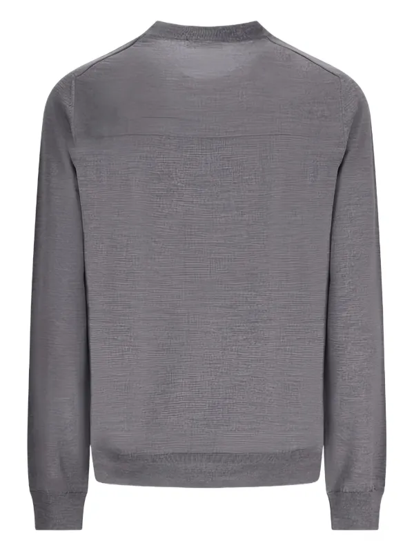 【送料&関税込】Jil Sander Crew-neck Wool Sweater Jil Sander Grey Wool Crew-Neck Sweater 100% Wool – LOZURI®