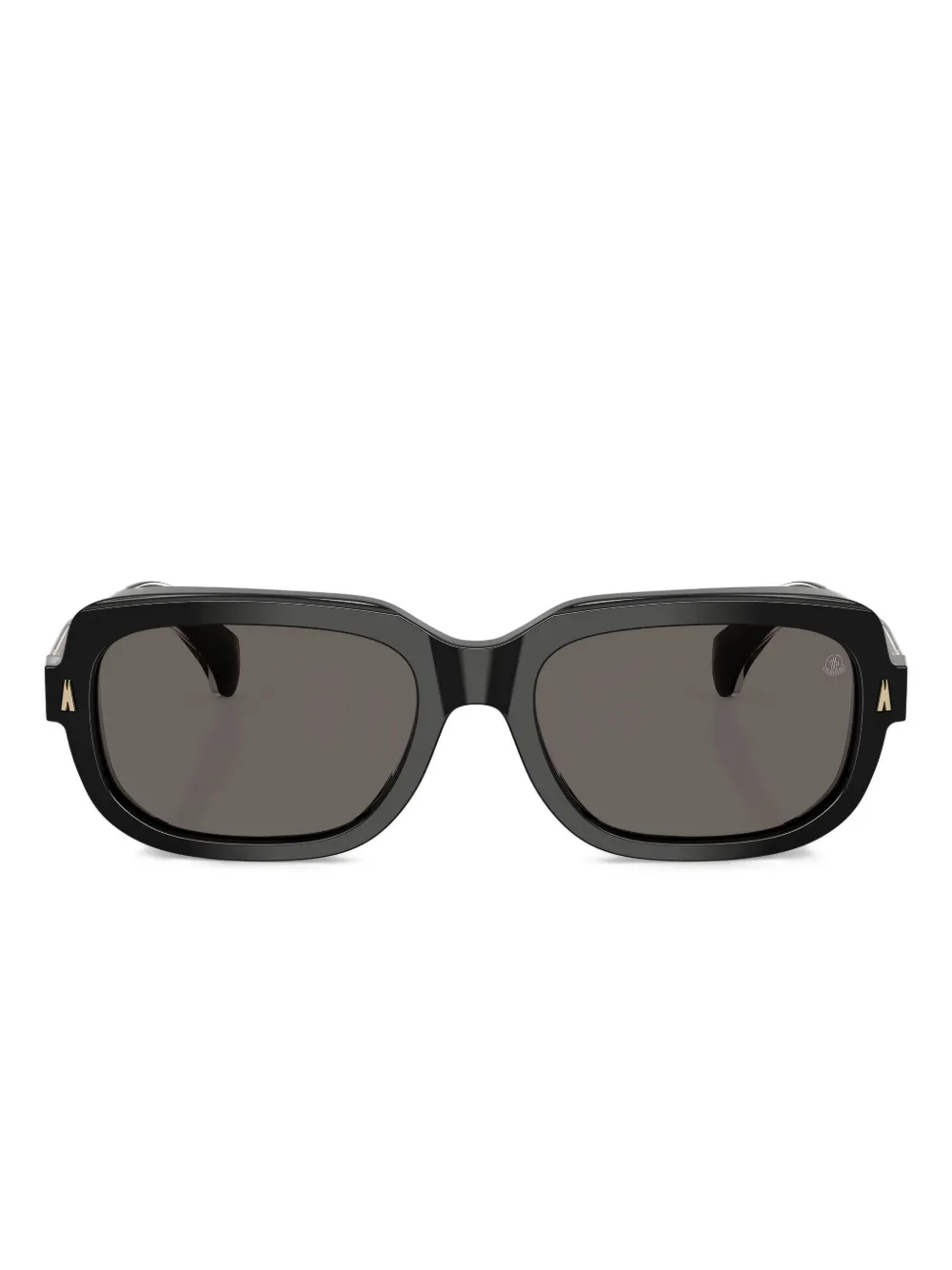 Moncler Eyewear Zonnebril met logoprint Zwart