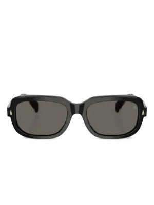 Prada Linea Rossa PS A06S geometric-frame Sunglasses | Black