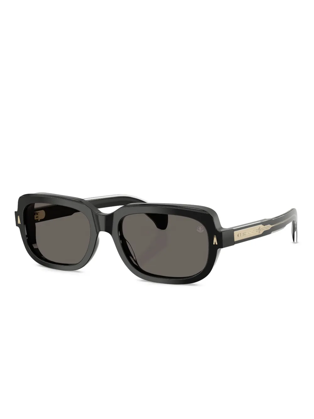 Moncler Eyewear logo-print sunglasses - Zwart