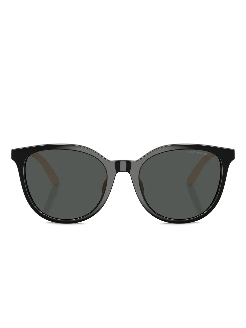 Emporio Ar i Zonnebril met cat-eye montuur Zwart