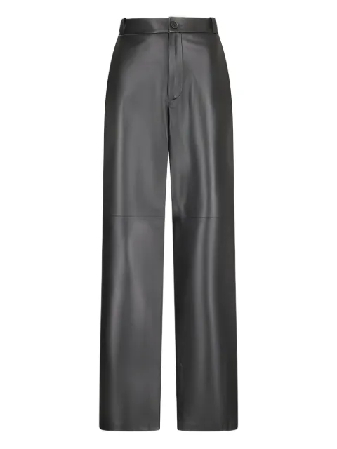 Desa 1972 leather high-waisted trousers