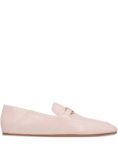 Ferragamo bar-detail leather loafers