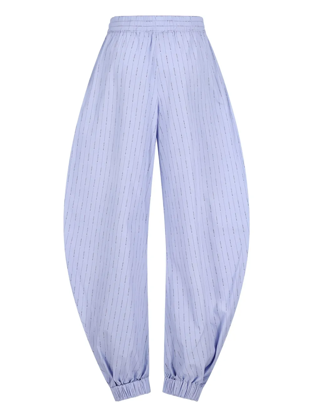 The Attico pinstriped jogger trousers - Blauw