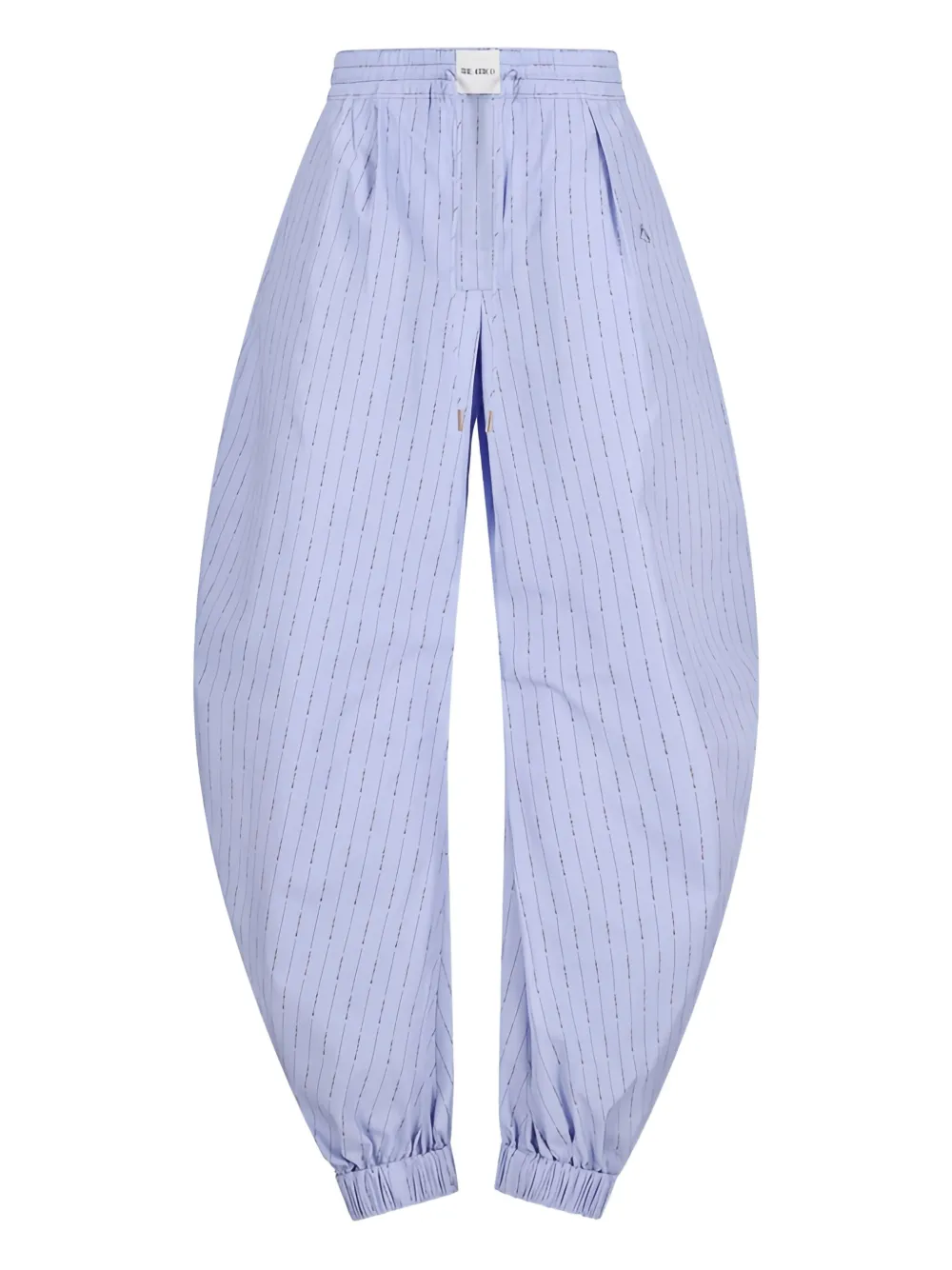 The Attico Joggingbroek met krijtstreep Blauw