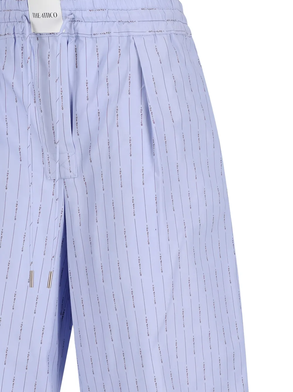 The Attico Joggingbroek met krijtstreep Blauw