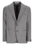 Tagliatore single-breasted patch-pocket jacket - Grey