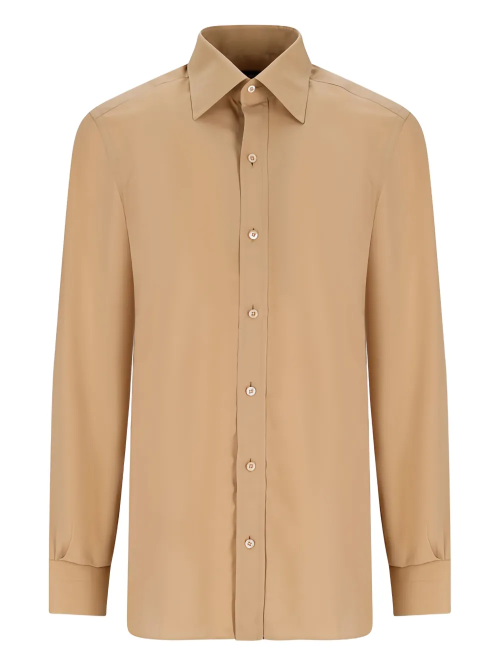 TOM FORD Button-down overhemd Bruin
