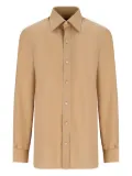TOM FORD long-sleeve button-down shirt - Brown