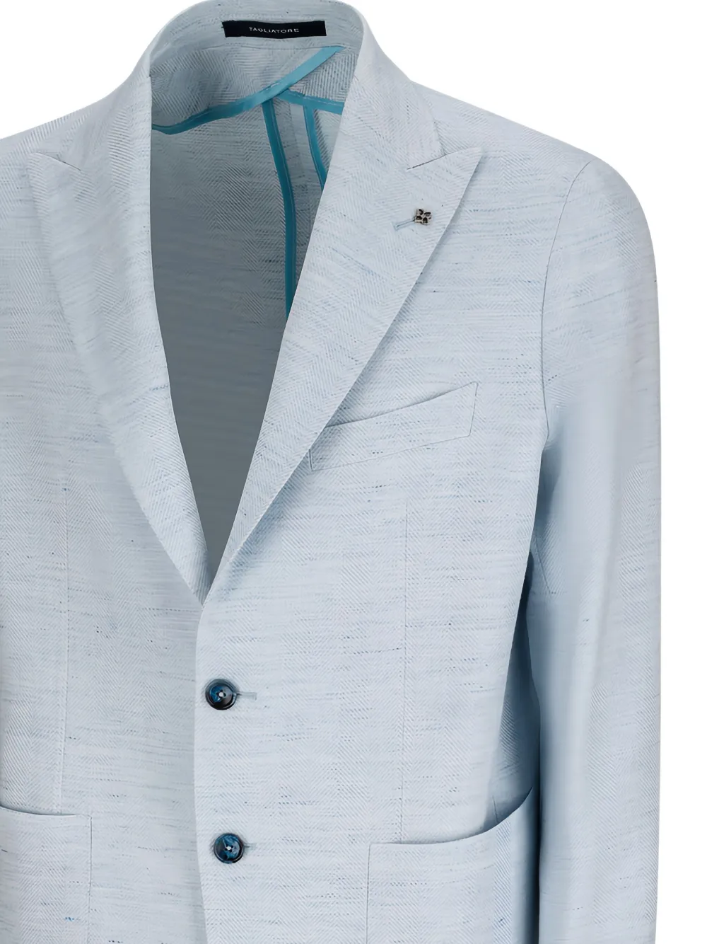 Tagliatore Blazer met enkele rij knopen Blauw