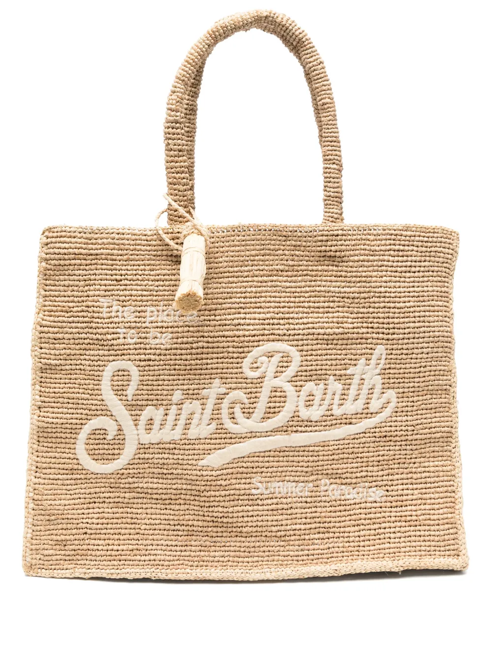 Mc2 Saint Barth Vanity Raffia Tote Bag