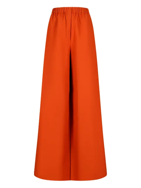 Max Mara embroidered-pocket trousers