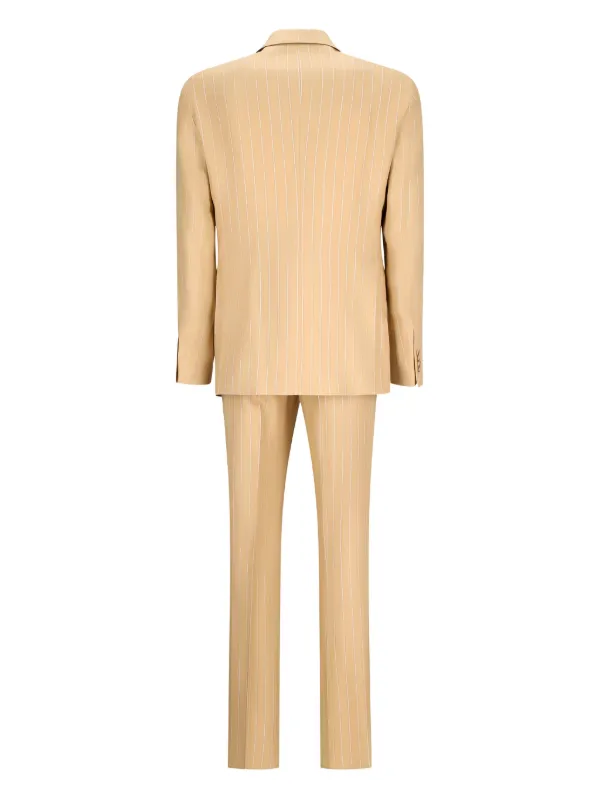 Tagliatore pinstripe-pattern double-breasted Suit | Neutrals