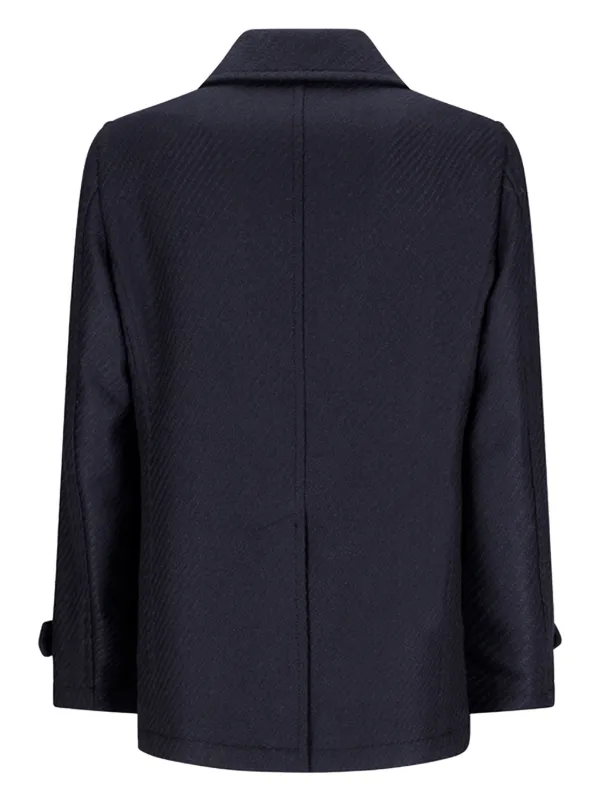 Tagliatore ヘリンボーン ダブルコート | ブルー | FARFETCH JP