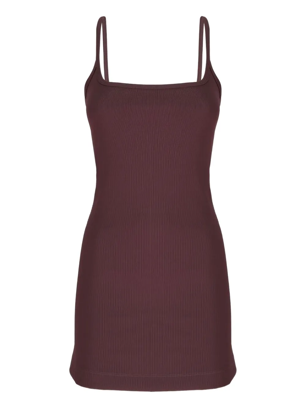 The Attico ribbed mini dress Bruin
