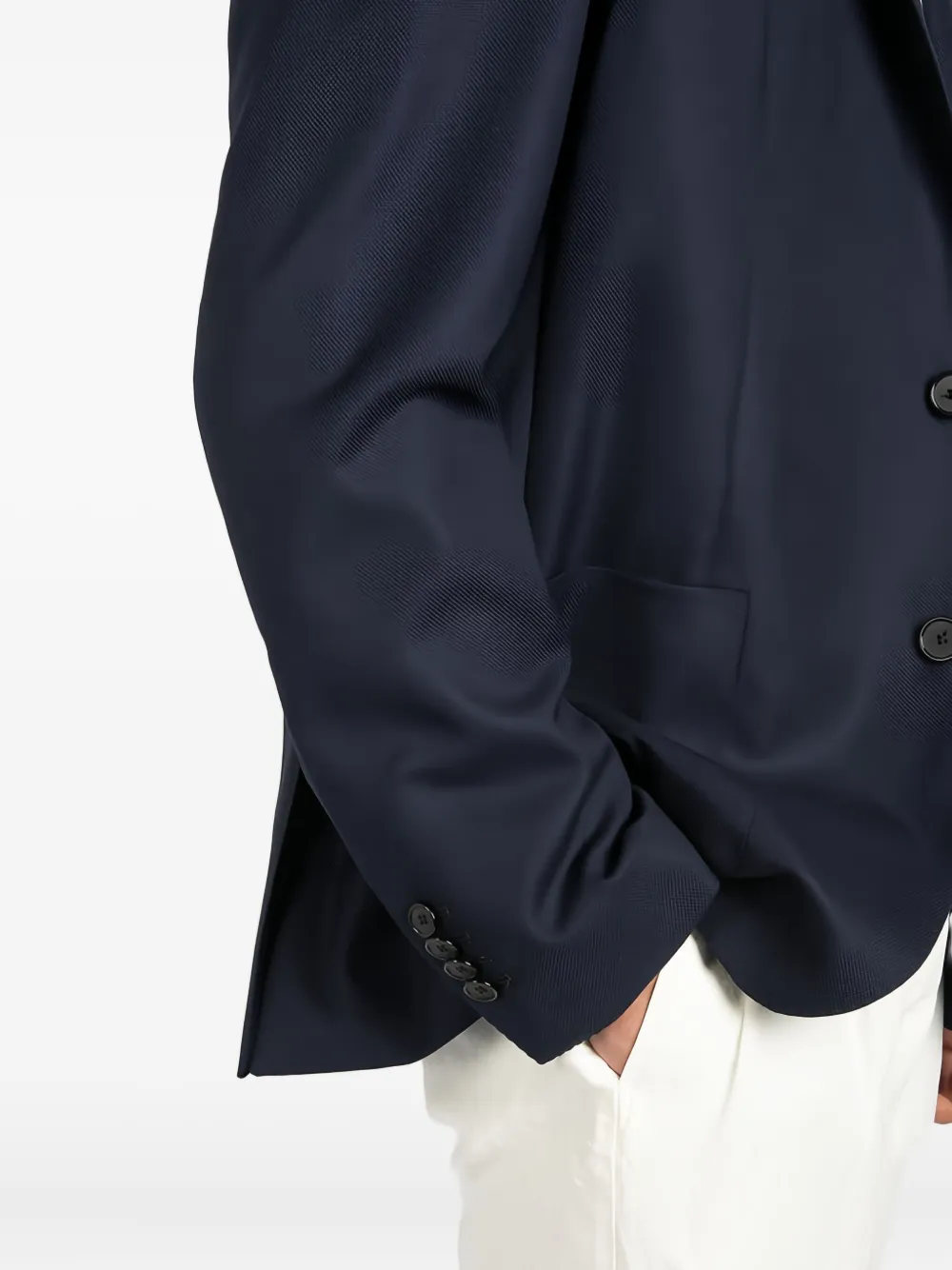 Tagliatore Blazer met enkele rij knopen Blauw