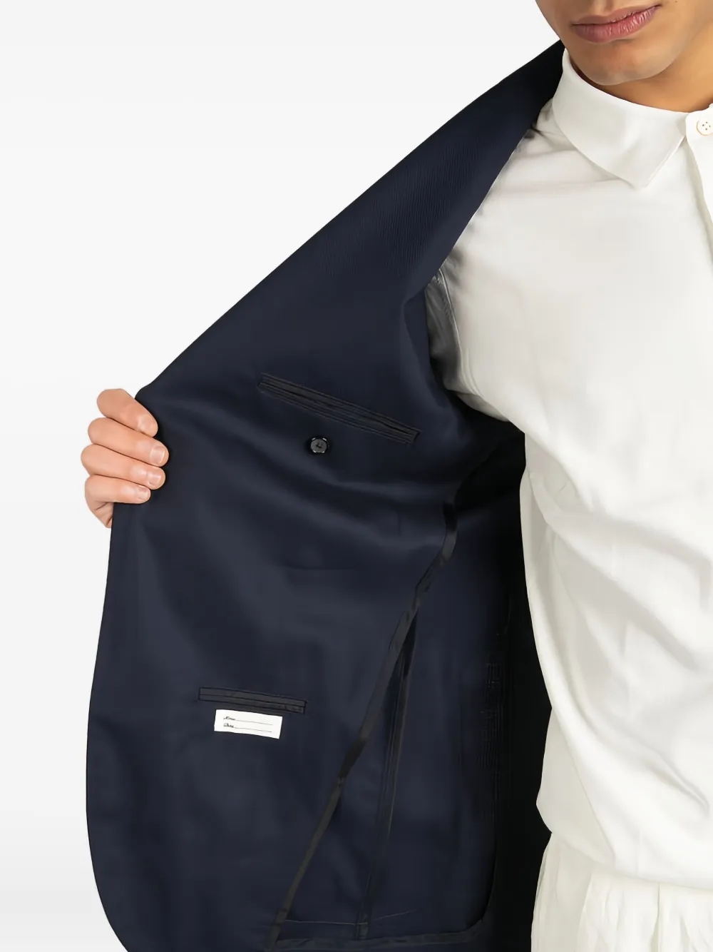 Tagliatore Blazer met enkele rij knopen Blauw
