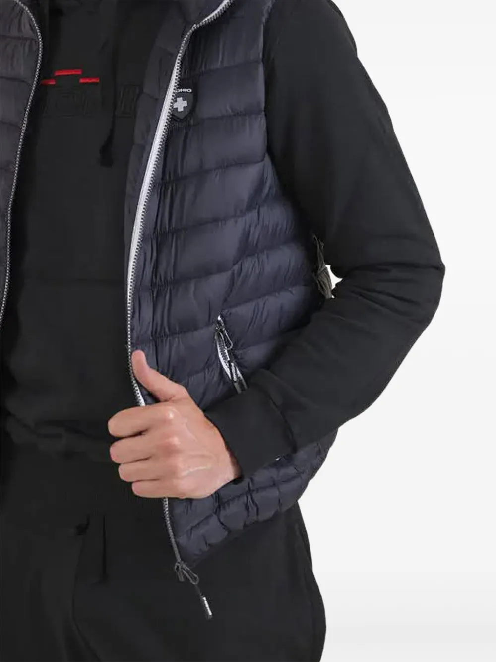 PODHIO logo-patch padded gilet | Waistcoats & Gilets | Image 2