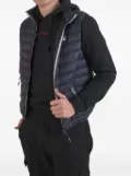 PODHIO logo-patch padded gilet - Grey