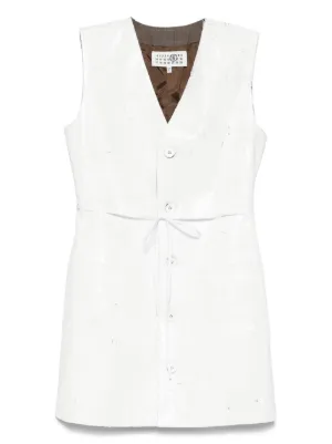 Pleats Please Issey Miyake ボタン ベスト | ピンク | FARFETCH JP
