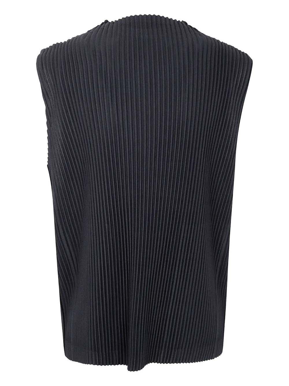 Homme Plissé Issey Miyake plissé-effect top - Zwart