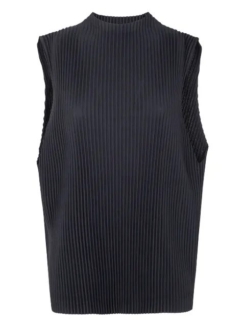 Homme Plissé Issey Miyake plissé-effect top