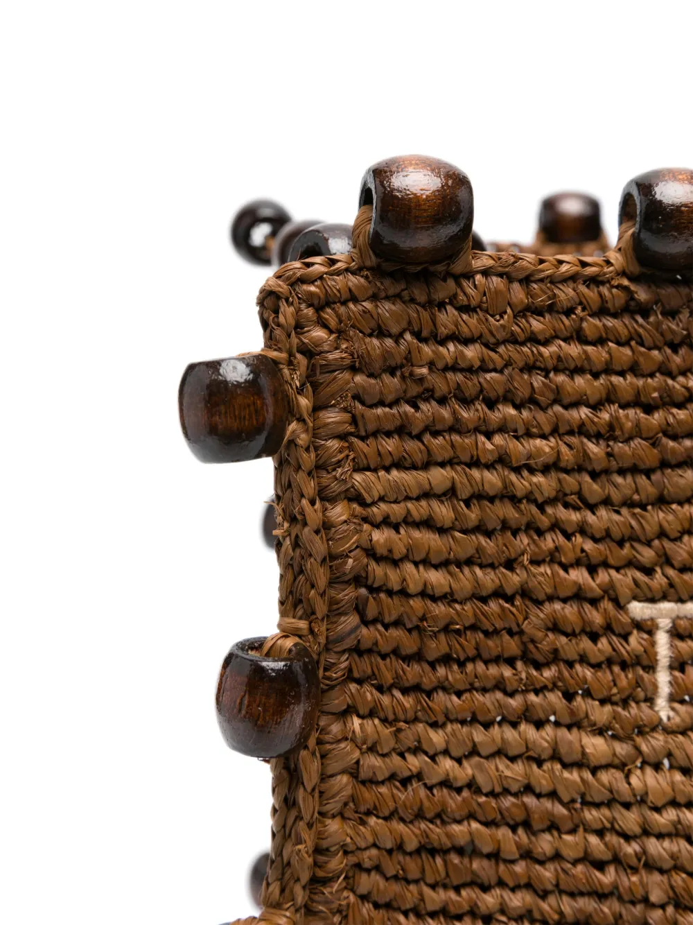 MC2 Saint Barth Vanity raffia shopper Bruin