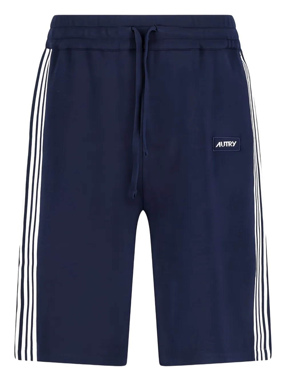 Autry logo-patch side-stripe shorts Blauw