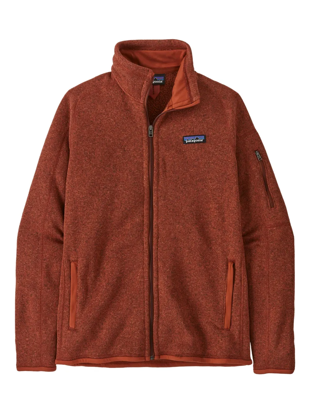Patagonia logo-patch jacket - オレンジ Patagonia logo-patch jacket - オレンジ