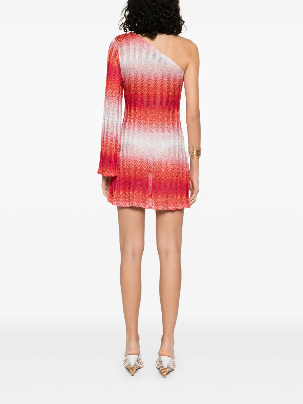 Missoni Asymmetrische mini-jurk Rood