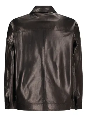 若干眠い様売約済 SalvatoreSantoro leather jacket Salvatore Santoro Leather Jacket | Black | FARFETCH