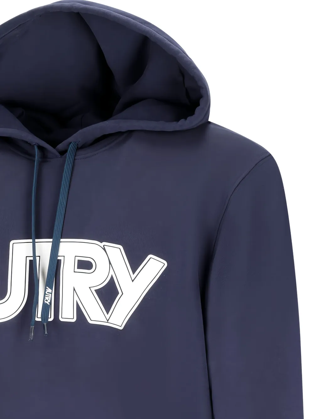 Autry Hoodie met geborduurd logo Blauw