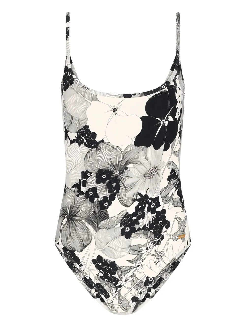 TOM FORD Badpak met bloemenprint Wit