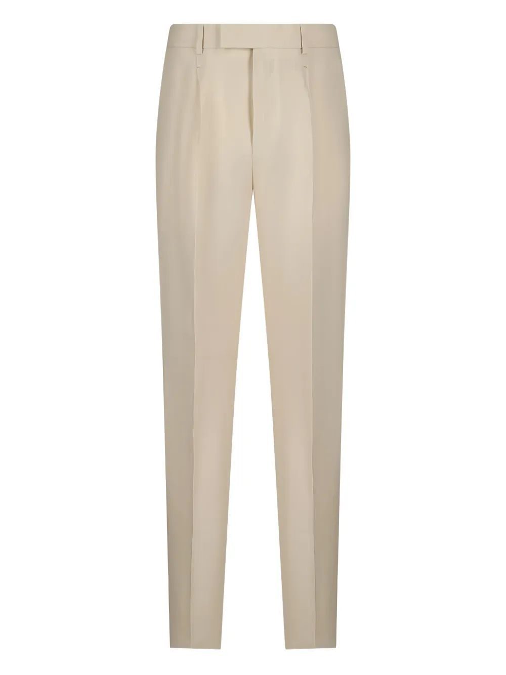 Zegna Linnen plooibroek Beige