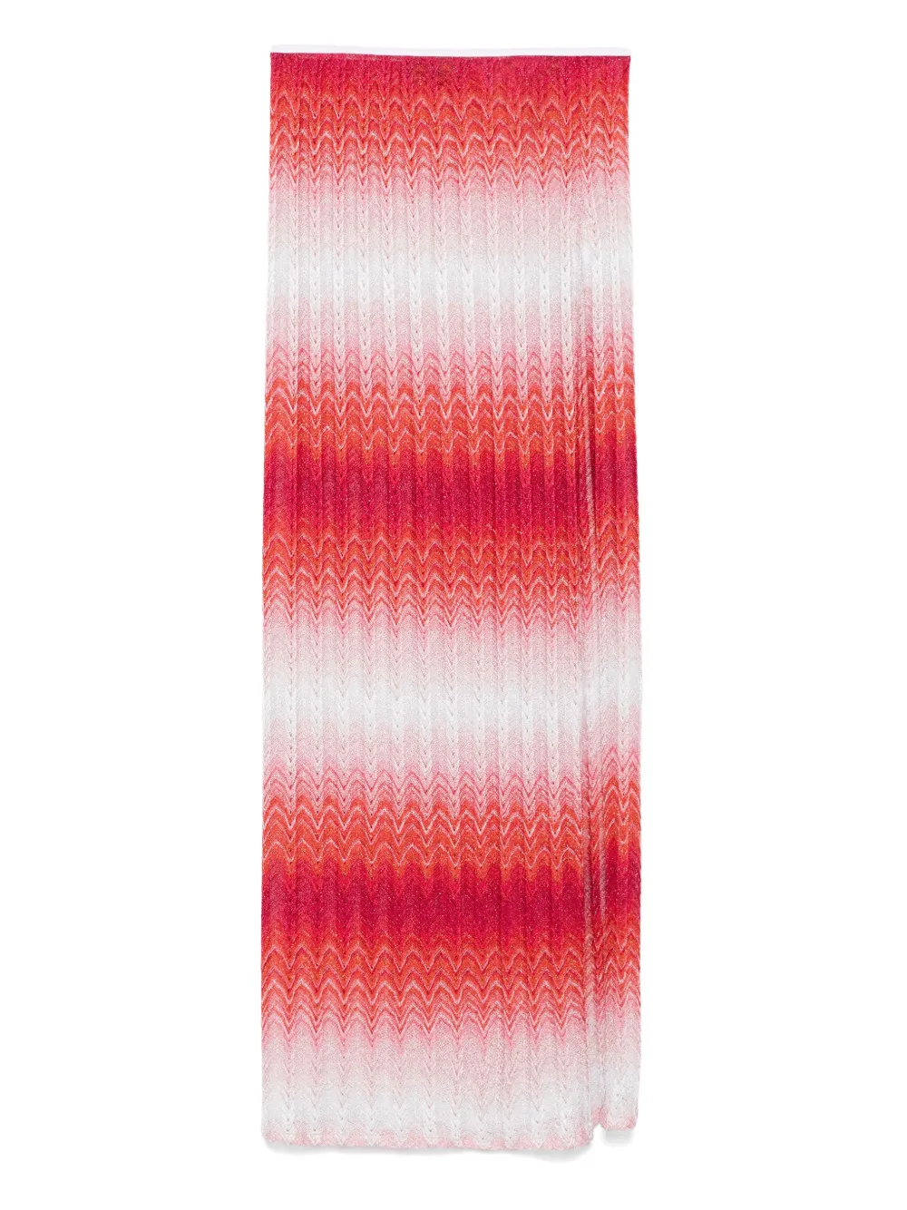 Missoni Maxi-rok met zijsplit Rood