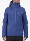 KJUS logo-patch jacket - Blue