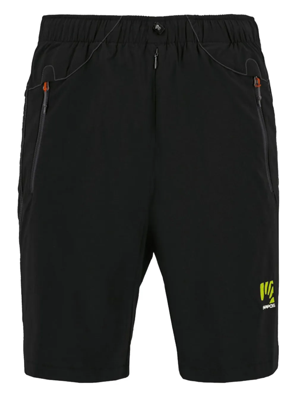 logo-print shorts