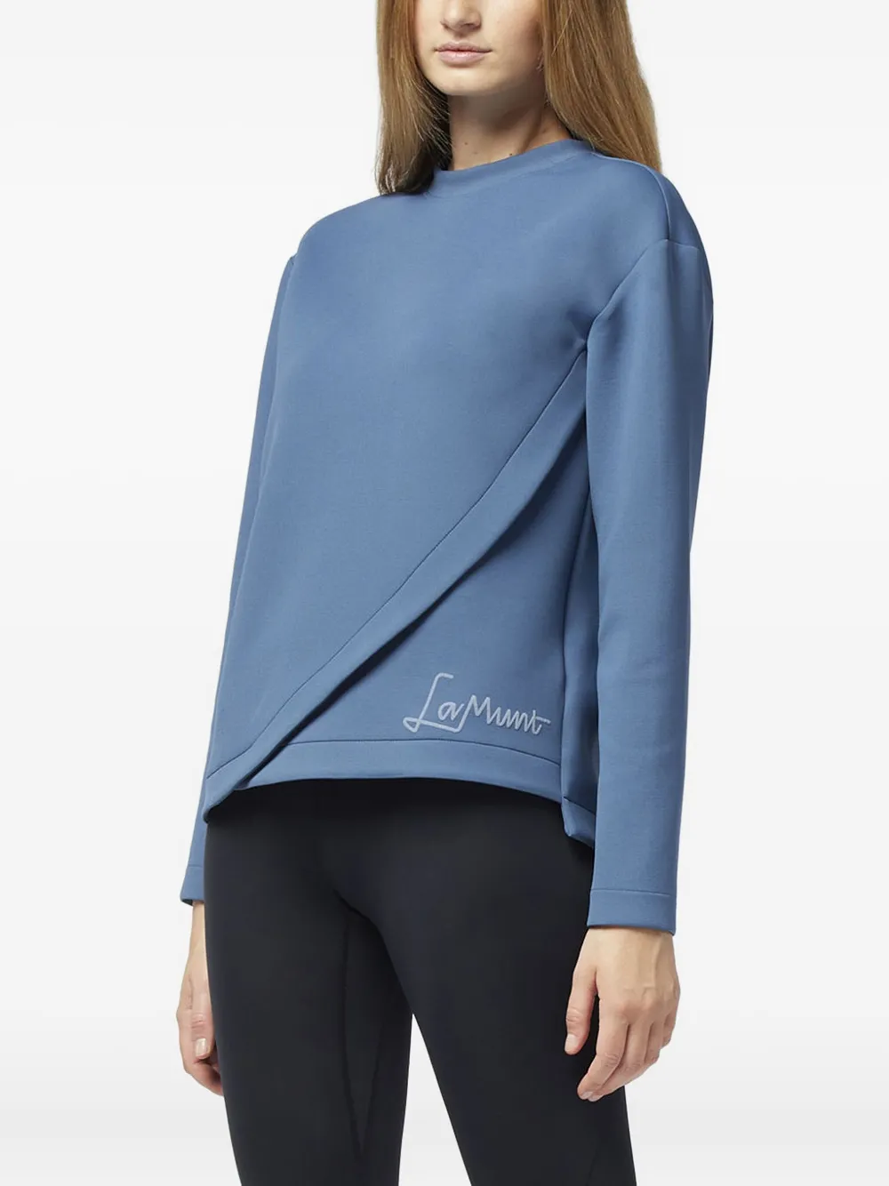 LAMUNT Sweater met print Blauw