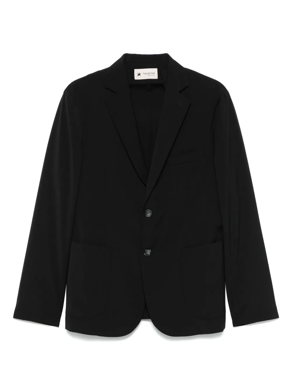 The Editor single-breasted blazer | Black | Image 1