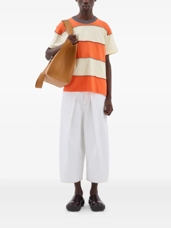 Sunnei Striped T-shirt | Orange | FARFETCH