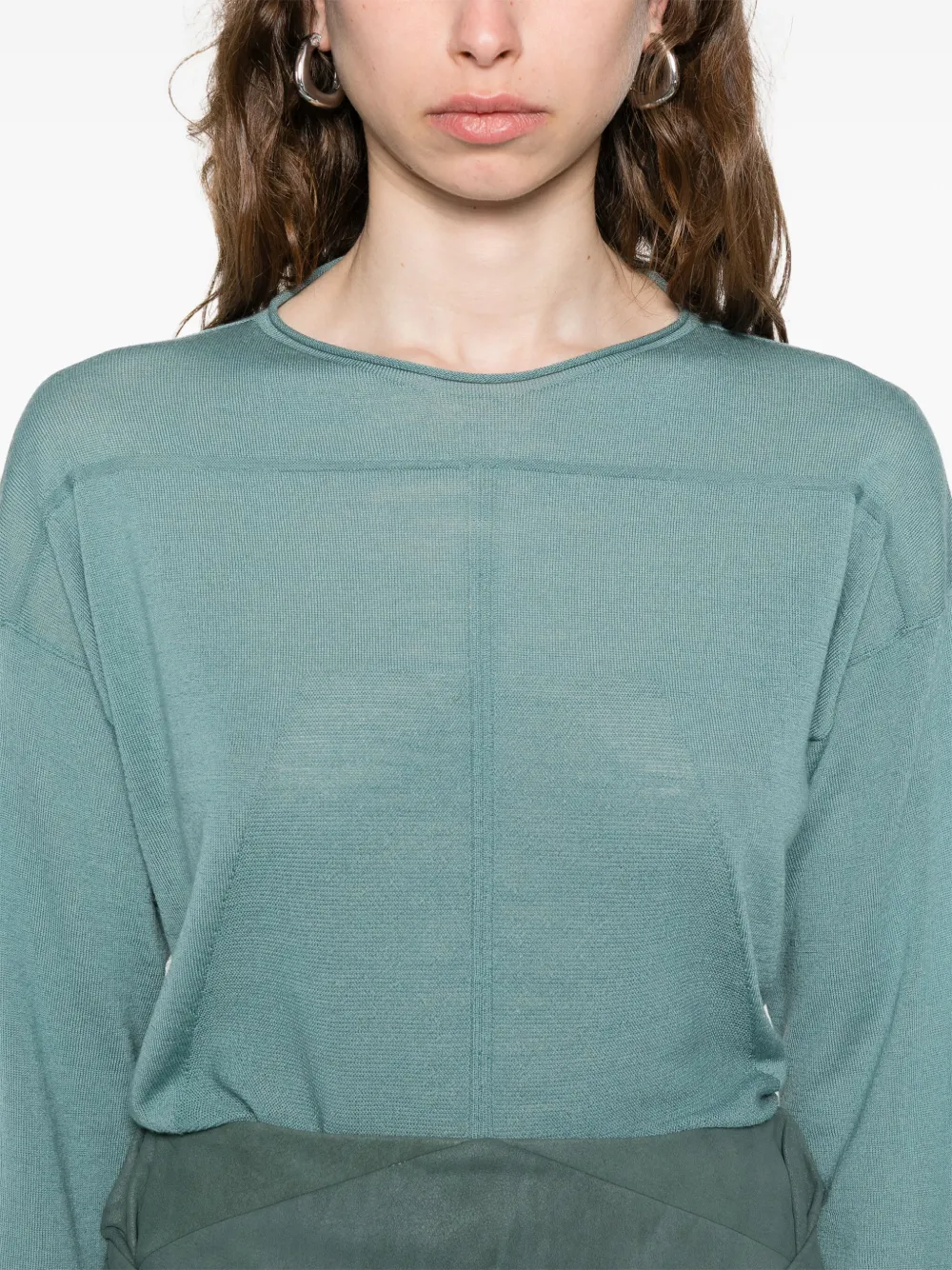 Rick Owens Trui van scheerwol Groen